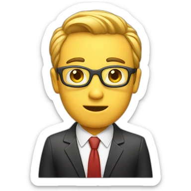 A text with boss final sticker