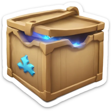 I need a box that simulates a magic/mystery box. I'll use it later to add the input on the left side and output on the right. and inside tat box "Magic" should happen :) sticker
