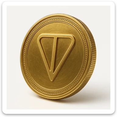 Ton coin монетка  sticker