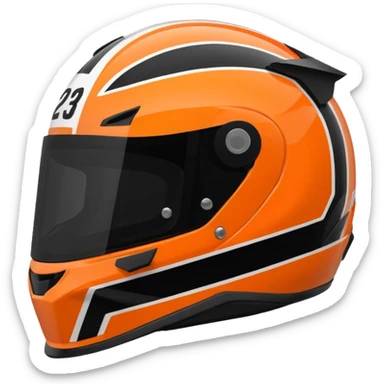 lando norris’ 2025 helmet sticker