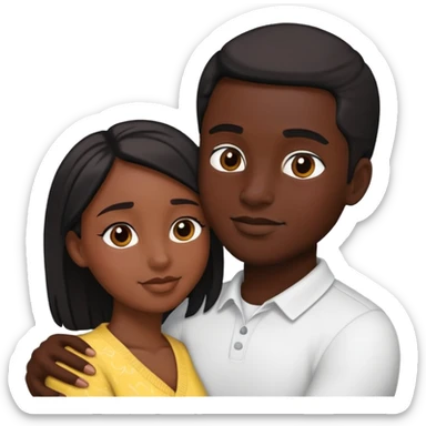 Black lovers sticker