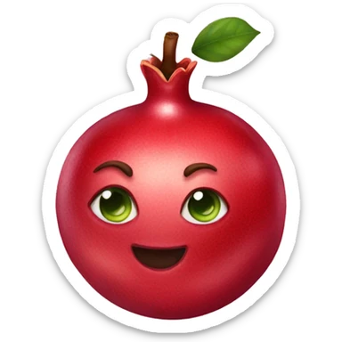 juicy pomegranate sticker