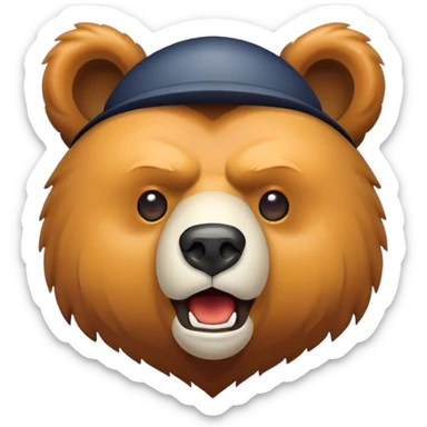 bears logo nfl sticker