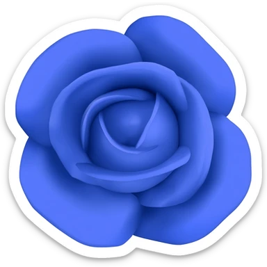 Rosa azul sticker