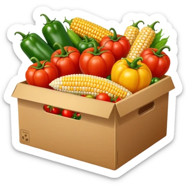 farm products in the box sticker