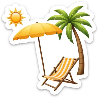 Beach sticker