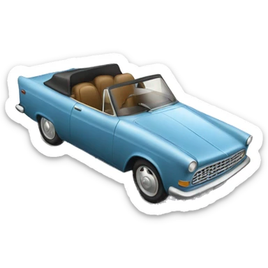 classic car sticker