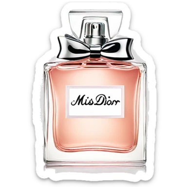 Miss Dior perfume with the logo sticker