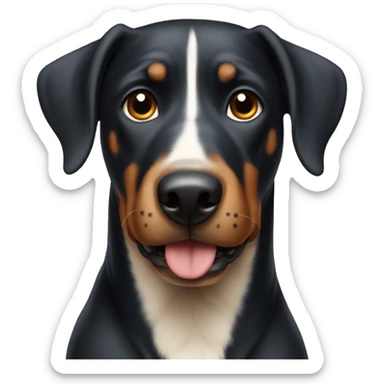 Dóberman dog  sticker