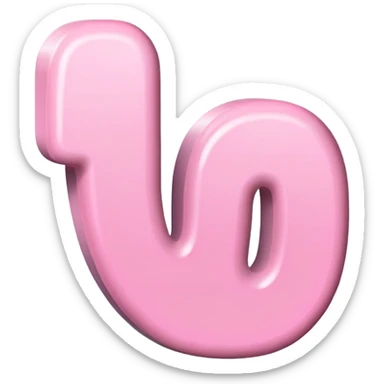 Pastel pink sing say "YES" sticker