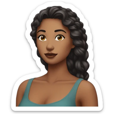 beautiful stunning girl sticker