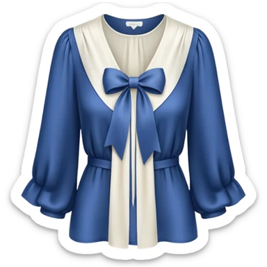 ehit blouse with ribbon sticker