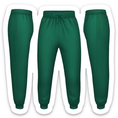 DARK GREEN Jogging Pants sticker