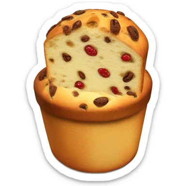 Panettone christmas sticker