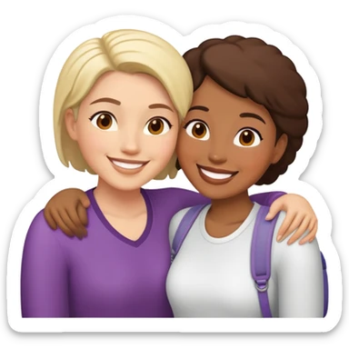 Two lesbians  sticker