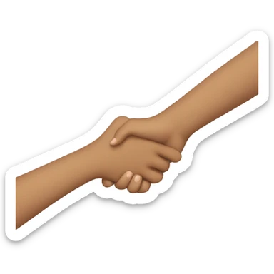 feet holding hands sticker