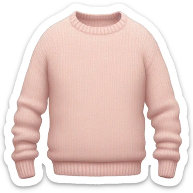 Pale pink sweater  sticker