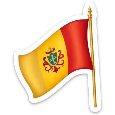 sicilian flag sticker
