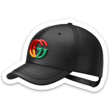 Gucci cap  sideways sticker
