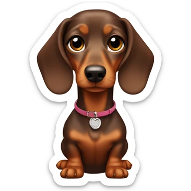 dachshund Fendi sticker
