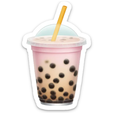 bubble tea sticker