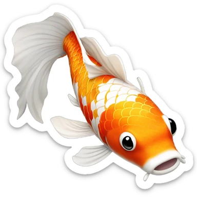 Koi fish sticker