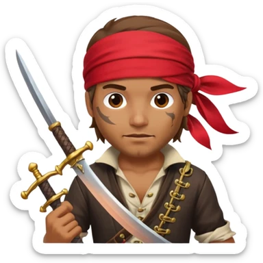 pirate of caribian sticker