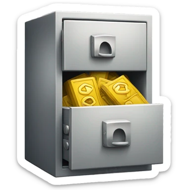 deposit into safebox sticker