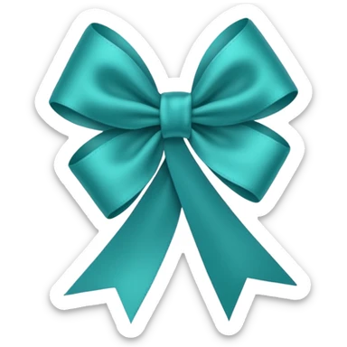 Teal ribbon with You Rock wording sticker