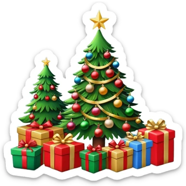 Christmas setting phone wallpaper style sticker