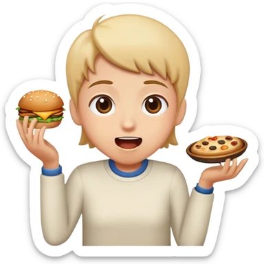 Mouth watering lookin at food (hangry). sticker