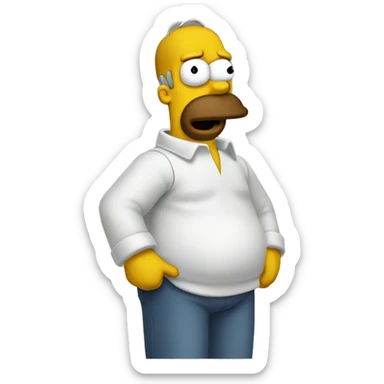Homer sticker
