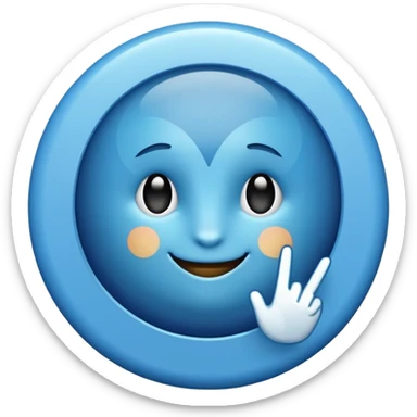 Blue tick instagram sticker