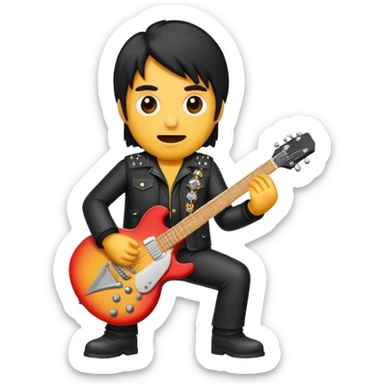 rockstar man sticker