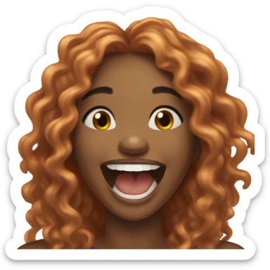 Sza laughing sticker