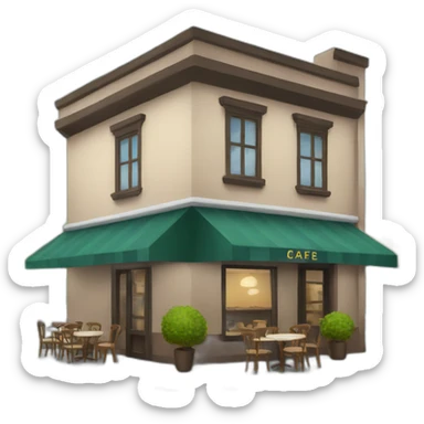 cafe sticker