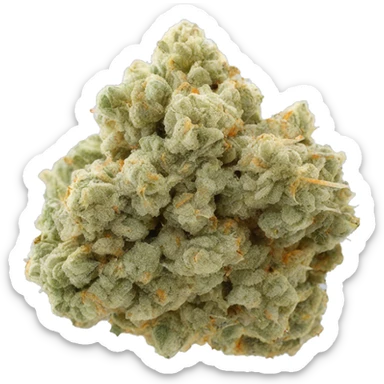 White Russian cannabis nug sticker
