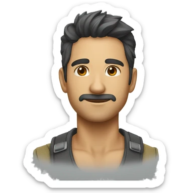 lavando rostro sticker