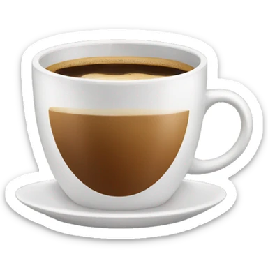 A cup of coffee  sticker