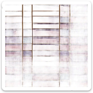 violet and pink background composed of evenly stacked books  sticker