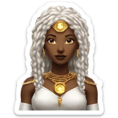 Technomancy Goddess is a mystical being who controls both magic and technology. She can cast spells on technological networks. Her powers blend the ancient art of magic with advanced cybernetics and technology. She can command machines sticker