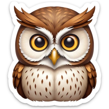 Goodnight owl  sticker