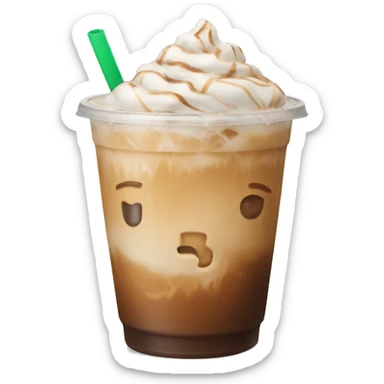 Iced latte sticker