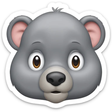 L'âne Bourriquet dans Winnie l’ourson qui ressemble vraiment au dessin animé  sticker