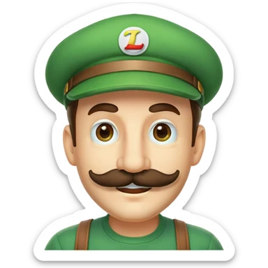 Luigi sticker
