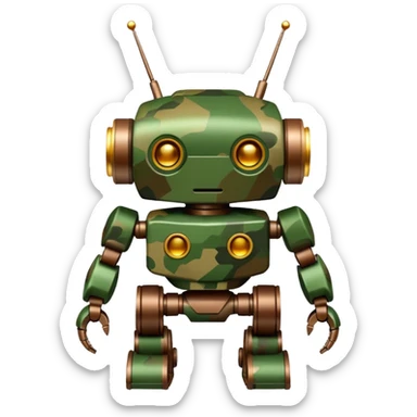 camouflage bot sticker
