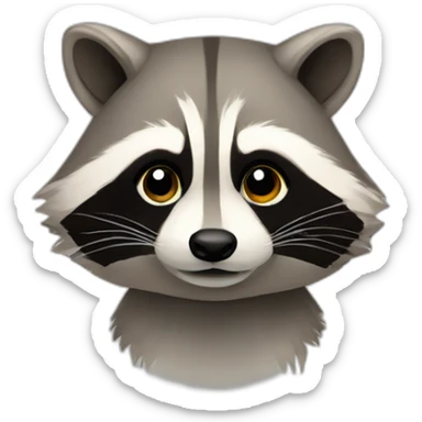 raccoon accounting sticker
