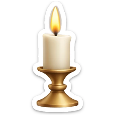 candle holder sticker