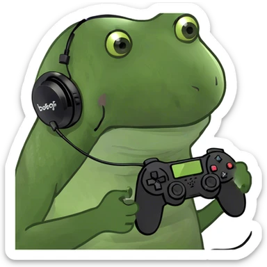 A gamer sticker