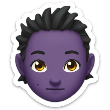 Gojo saturo x demon slayer sticker